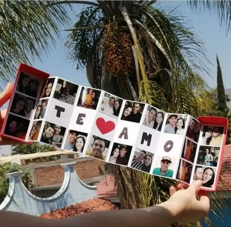 CAJA TE AMO CON FOTOS (Blanco)