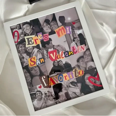 CUADRO CON LETRAS (Negro, Sin capa protectora, Sin Luces)