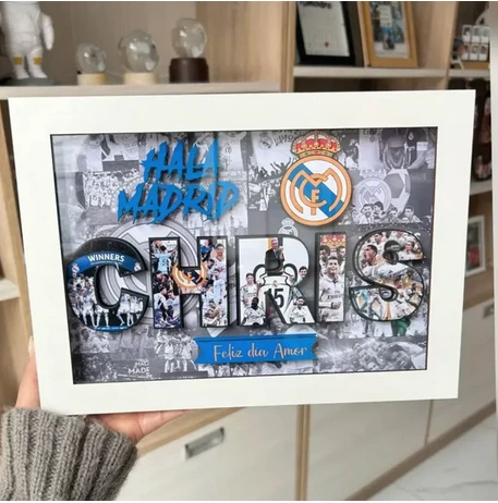 CUADRO 3D (Blanco, Sin Luces)