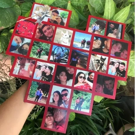 CORAZÓN CON FOTOS (Negro)
