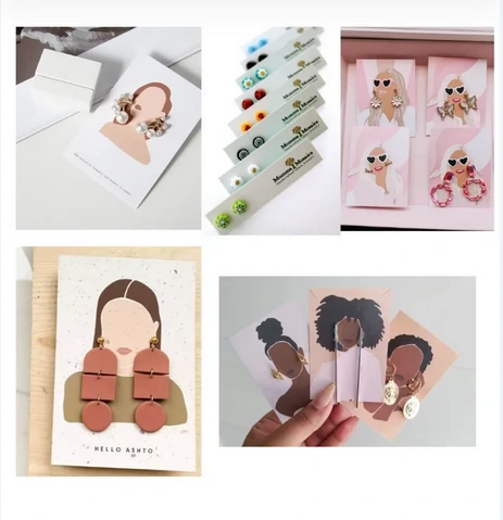 TARJETAS PARA ARETES